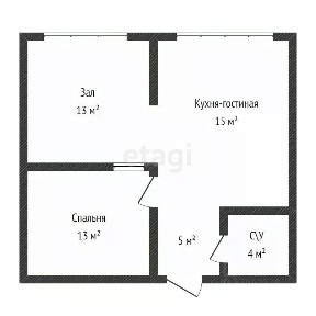 Продается 1-комн. квартира, 55 м²