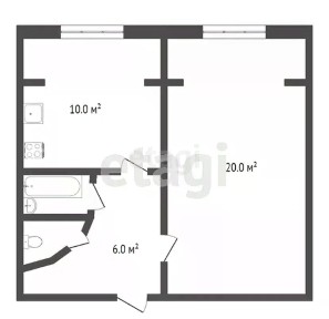 Продается 1-комн. квартира, 42 м²