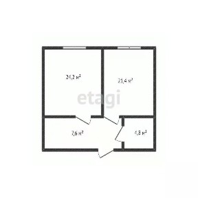 Продается 2-комн. квартира, 64 м²