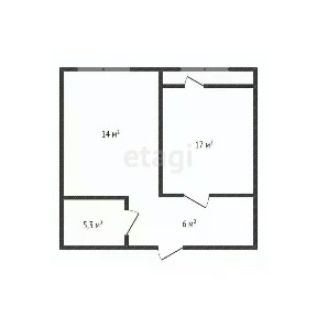 Продается 1-комн. квартира, 47 м²