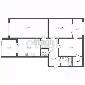 Продается 3-комн. квартира, 112 м²
