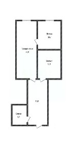 Продается 2-комн. квартира, 65 м²