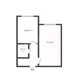 Продается 1-комн. квартира, 44 м²