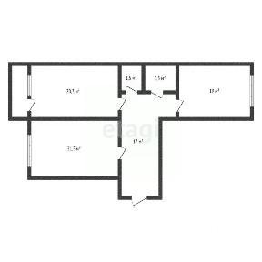 Продается 3-комн. квартира, 91 м²