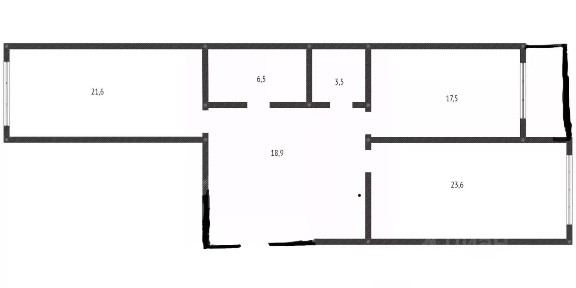 Продается 2-комн. квартира, 93 м²