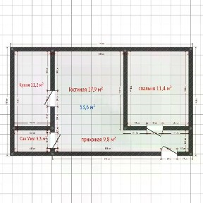 Продается 2-комн. квартира, 53,6 м²