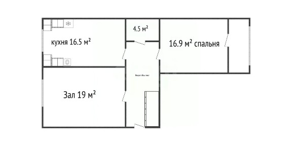 Продается 2-комн. квартира, 68 м²