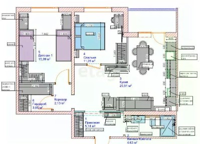 Продается 2-комн. квартира, 73 м²