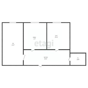 Продается 2-комн. квартира, 65 м²