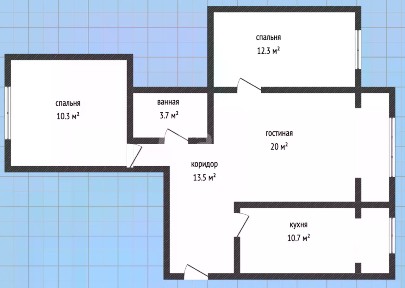 Продается 3-комн. квартира, 70 м²