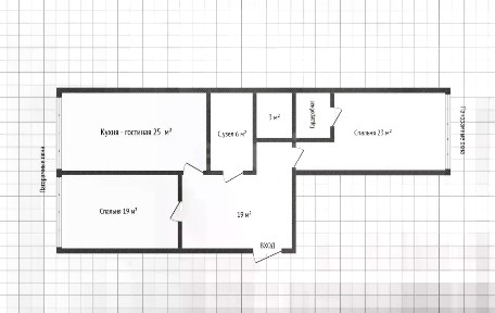 Продается 2-комн. квартира, 95 м²