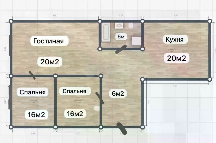 Продается 2-комн. квартира, 83 м²
