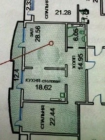Продается 2-комн. квартира, 105 м²