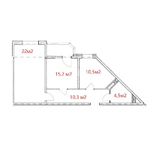 Продается 2-комн. квартира, 61,4 м²