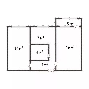 Продается 2-комн. квартира, 43 м²