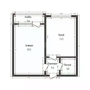 Продается 1-комн. квартира, 47 м²