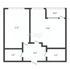 Продается 2-комн. квартира, 70 м²