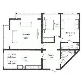 Продается 3-комн. квартира, 150 м²