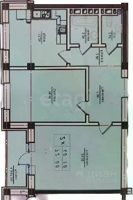 Продается 2-комн. квартира, 80 м²