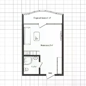 Продается 1-комн. квартира, 28 м²