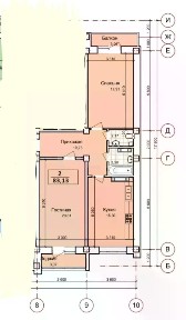 Продается 2-комн. квартира, 83 м²