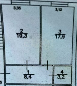 Продается 1-комн. квартира, 50 м²