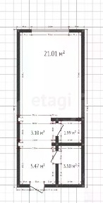 Продается студия, 35 м²