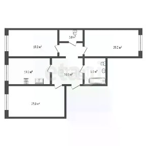 Продается 3-комн. квартира, 103 м²