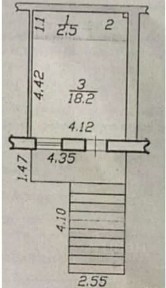 Продается торговая площадь, 22,5 м²