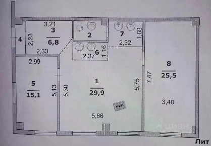 Продается помещение свободного назначения, 88,1 м²