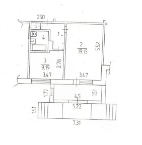 Продается помещение свободного назначения, 44,1 м²