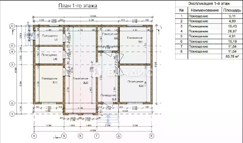 Продается 1-этажный дом, 100 м²