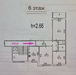 Продается 3-комн. квартира, 76,9 м²