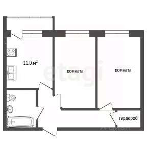 Продается 2-комн. квартира, 67,3 м²