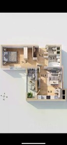 Продается 2-комн. квартира, 44 м²