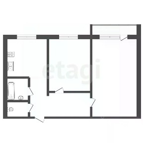 Продается 2-комн. квартира, 52,9 м²