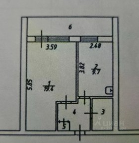 Продается 1-комн. квартира, 35 м²
