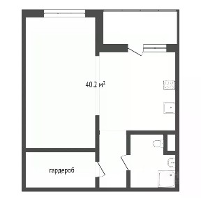 Продается 1-комн. квартира, 40,3 м²