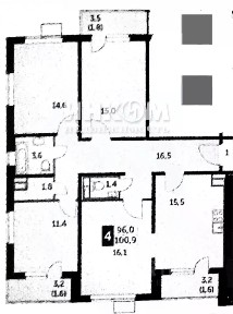 Продается 4-комн. квартира, 96,2 м²
