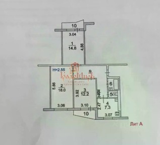 Продается 3-комн. квартира, 67,9 м²