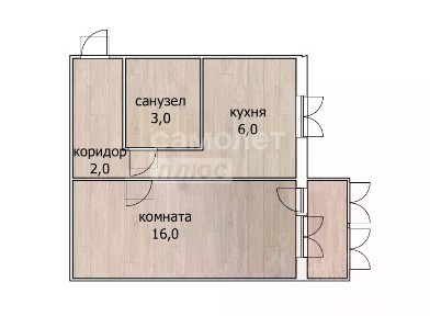 Продается 1-комн. квартира, 30,5 м²
