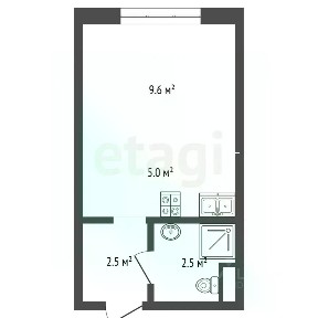 Сдается студия, 20 м²