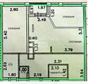 Продается 3-комн. квартира, 73 м²
