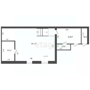 Продается торговая площадь, 75 м²