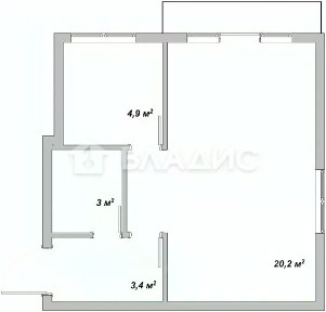 Продается 1-комн. квартира, 31,1 м²