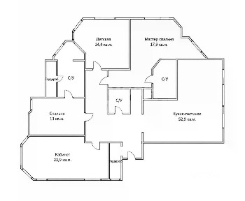 Продается 5-комн. квартира, 150 м²