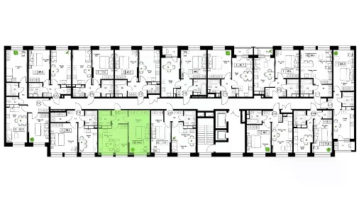 Продается 1-комн. квартира, 44,6 м²