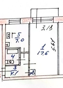 Сдается 1-комн. квартира, 32 м²