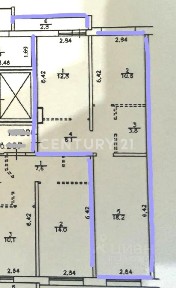 Продается 2-комн. квартира, 55,7 м²