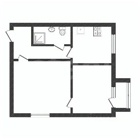 Продается 2-комн. квартира, 45,7 м²